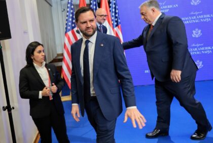 US Vice President JD Vance helped pile threats and pressure on Iran as he visited Hungaria