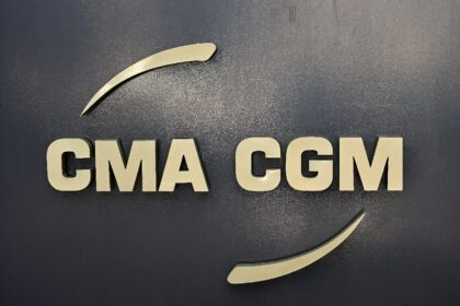 The vessel belongs to CMA CGM, a French container transportation and shipping company