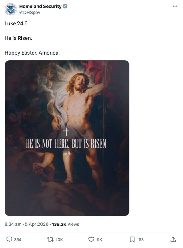 Trump Administration Easter Messages The Associated Press