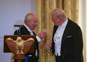 Trump, King Charles praise U.S.-British alliance at state dinner