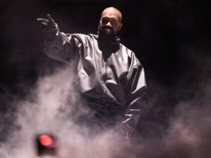 INGLEWOOD, CALIFORNIA - MARCH 14: Rapper Kanye West performs onstage during the "Vult
