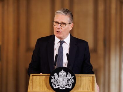 05/05/2026. London, United Kingdom. Prime Minister Keir Starmer delivers a speech as he ho