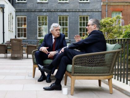 09/05/2026. London, United Kingdom. Prime Minister Keir Starmer appoints Gordon Brown as S