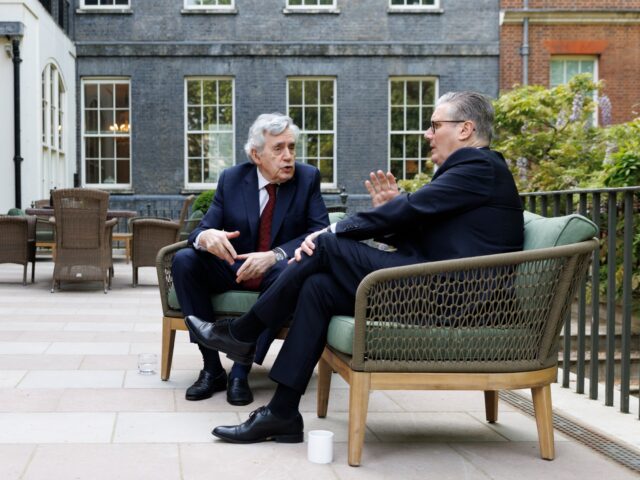 09/05/2026. London, United Kingdom. Prime Minister Keir Starmer appoints Gordon Brown as S