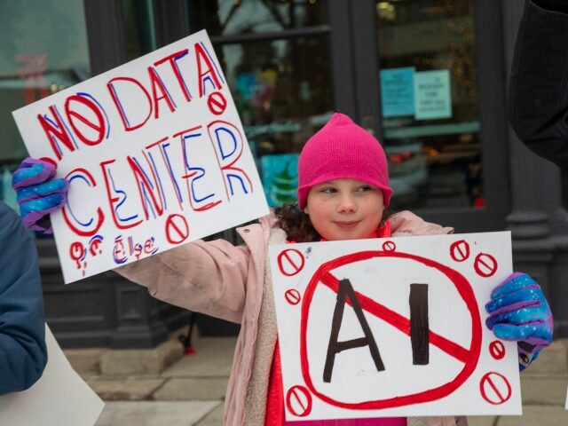 AI protester