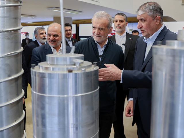 FILE - In this photo released by the Iranian Presidency Office, President Masoud Pezeshkia