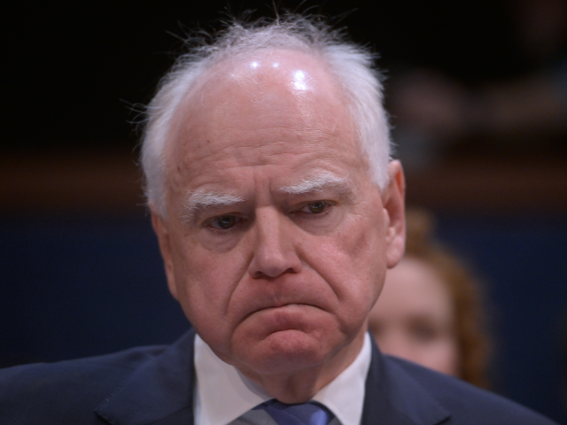 Gov. Tim Walz, D-Minn., listens during a House Committee on Oversight and Government Refor
