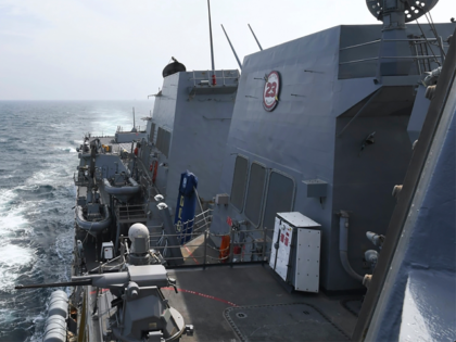 FILE - In this photo provided by the U.S. Navy, the Arleigh Burke-class guided-missile des