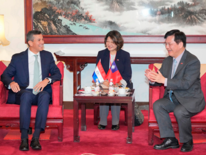 In this image taken from video released by the Taiwan Ministry of Foreign Affairs, Paragua
