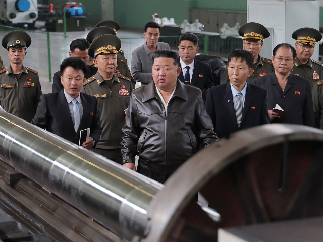 AP26127852212134 In this photo provided on May 8, 2026, by the North Korean government, its leader Kim Jong