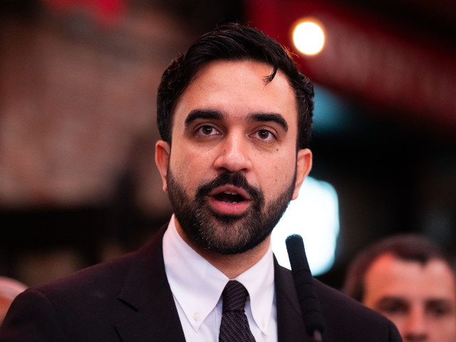 New York Mayor Zohran Mamdani makes a World Cup soccer tournament announcement at Harlem T