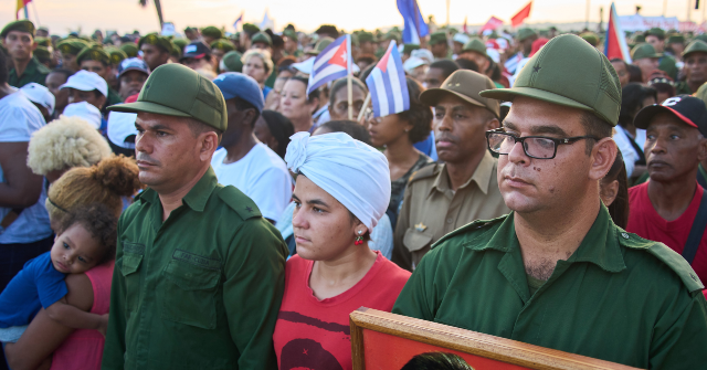 Cuba Assembles Communist Protest at U.S. Embassy for Act of 'Patriotic Reaffirmation'