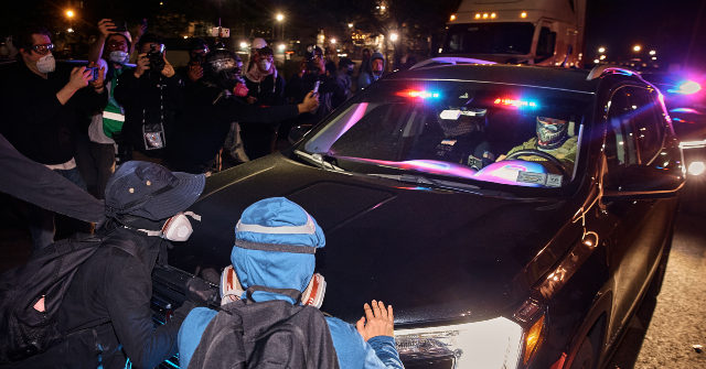 WATCH: Violence and Mayhem Continue at Governor's 'Peaceful' Protest Zone Outside New Jersey ICE Facility