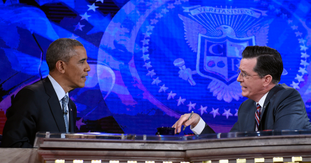 LOL: Obama Encourages Stephen Colbert to Run for President
