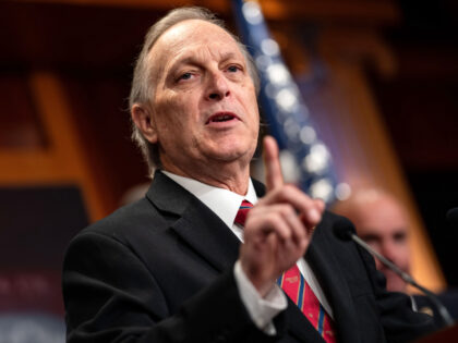 Rep. Andy Biggs (R-AZ) speaks during a news conference on the proposed continuing resoluti