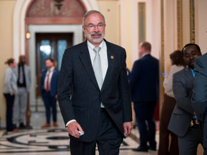 Rep. Andy Harris, R-Md., chairman of the conservative House Freedom Caucus, leaves the cha