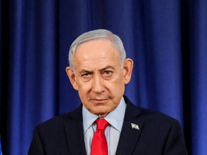 Israeli Prime Minister Benjamin Netanyahu speaks during a press conference in Jerusalem on