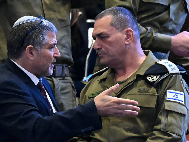 David Zini and Eyal Zamir Head of the Shin Bet domestic security service Major General David Zini (L) speaks with Is