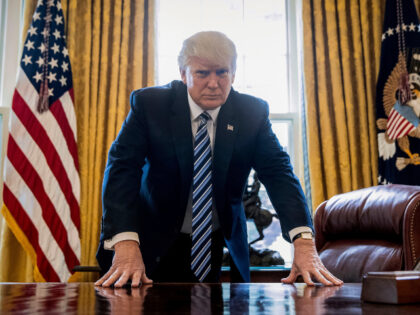 FILE - In this Friday, April 21, 2017, file photo, President Donald Trump poses for a port