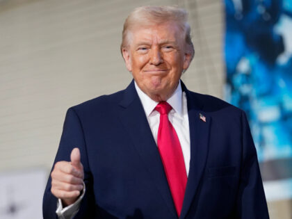 U.S. President Donald Trump visits the Fort Bragg U.S. Army base on February 13, 2026 in F
