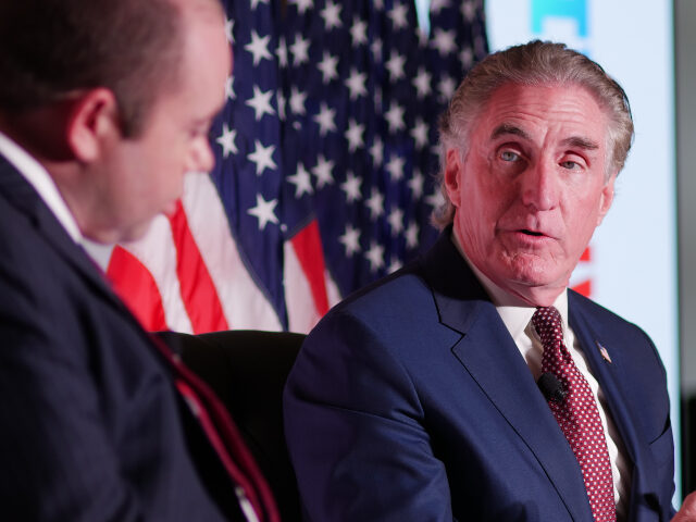Doug Burgum speaks to Matt Boyle at Breitbart event, May 11, 2026.