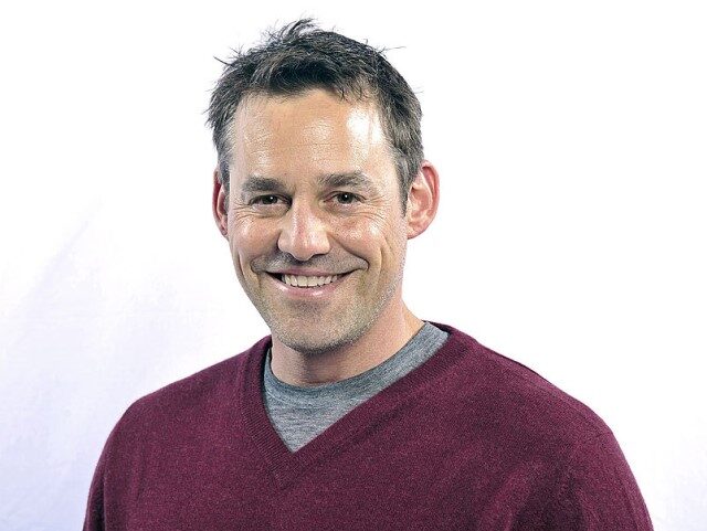 Actor Nicholas Brendon poses for a portrait session at the 2012 Chicago Comic and Entertai