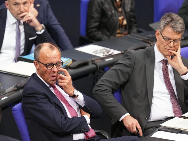 dpatop - 31 January 2025, Berlin: Friedrich Merz (M), CDU federal chairman and CDU/CSU par