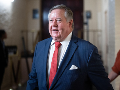 UNITED STATES - JULY 22: Rep. Ken Calvert, R-Calif., leaves a meeting of the House Republi