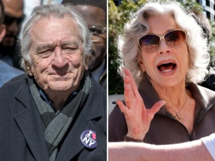 Robert De Niro, left. Jane Fonda, right.