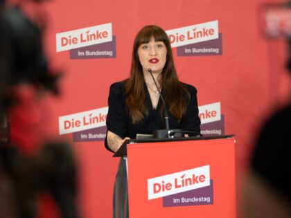 24 February 2026, Berlin: Heidi Reichinnek (Die Linke), leader of the party's parliamentar
