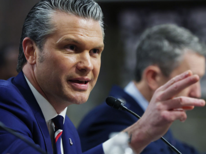 WASHINGTON, DC - APRIL 30: U.S. Secretary of Defense Pete Hegseth testifies before the Sen