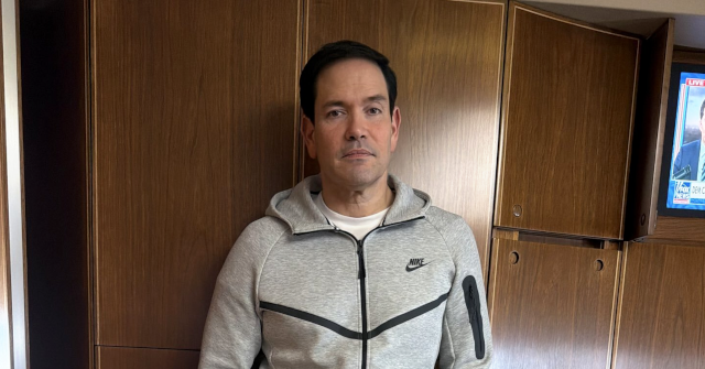 Marco Rubio, Banned in China, Trolls with Maduro Tracksuit en Route to Beijing
