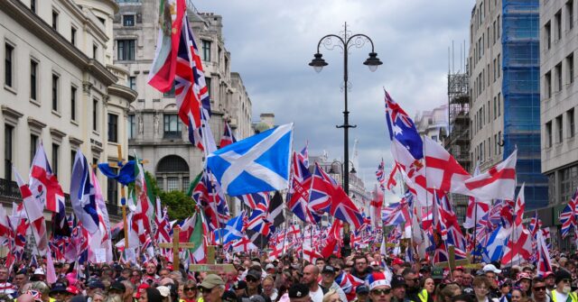 ‘Spiritual and Cultural Awakening’: Tens of Thousands of Britons Flood London For Tommy Robinson Rally