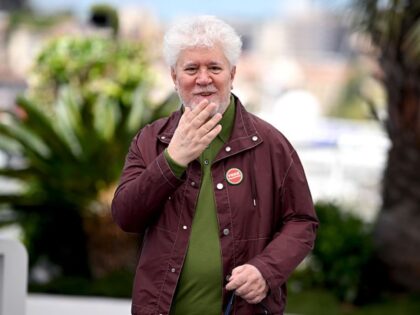 Pedro Almodovar poses during the "Amarga Navidad" (Bitter Christmas) photocall at the 79th