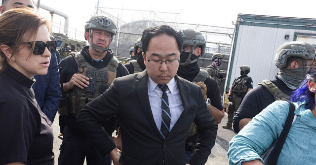 Protesters Clash with ICE Outside New Jersey Detention Center; Democrat Senator Claims Pepper-Spray Injury