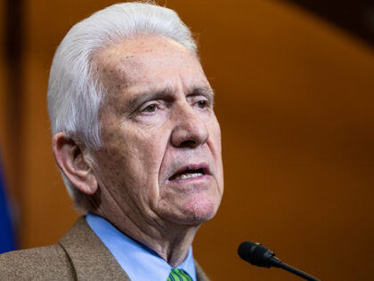 Rep. Jim Costa (D-CA) speaks at a press conference with members of the Congressional Hispa