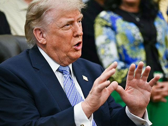 US President Donald Trump speaks during an announcement with Environmental Protection Agen