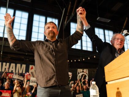 Graham Platner with Bernie Sanders