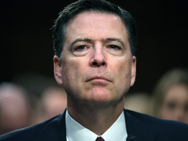 Former FBI Director, James Comey appears before the Senate Intelligence Committee in the H