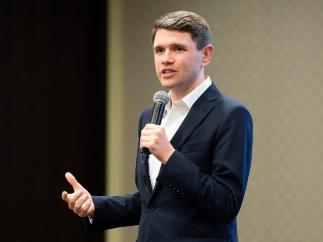 Rep. James Talarico speaks to students and community members at Prairie View A&M Unive
