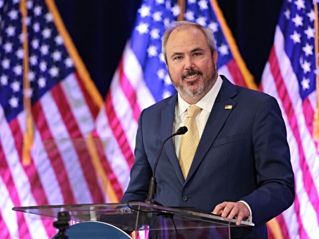 Chair of the Republican National Committee (RNC) Joe Gruters speaks during the RNC Winter