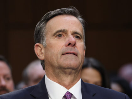 Central Intelligence Agency Director John Ratcliffe prepares to a Senate Intelligence Comm