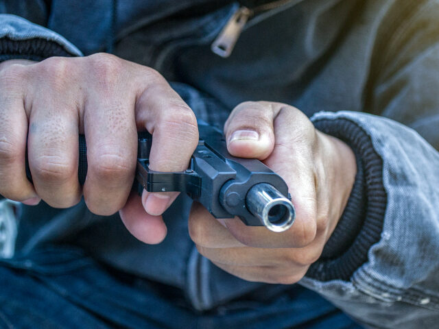 Man with gun