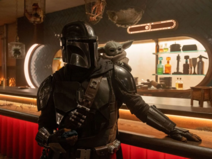 The Mandalorian and Grogu bar scene