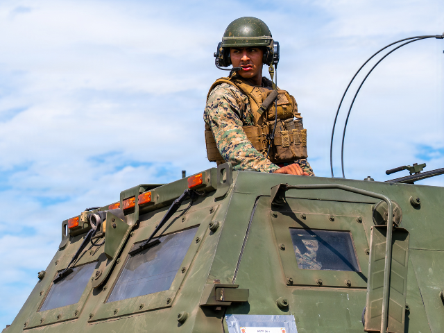U.S. Marine Corps Sgt. Kevin Alvarez, 3rd Battalion, 12th Marine Regiment HIMARS section c