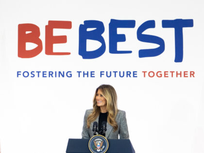 First Lady Melania Trump delivers remarks at the Fostering the Future Together Global Coal