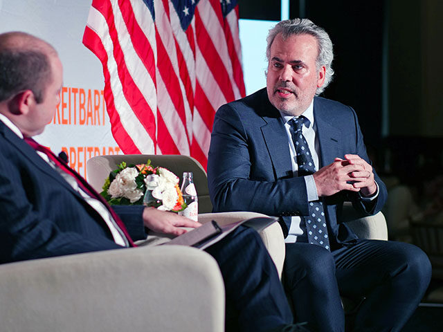 T1 Energy CEO Dan Barcelo speaks with Breitbart News Washington Bureau Chief Matthew Boyle