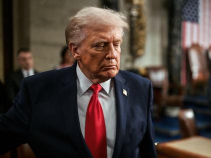 President Donald Trump delivers his State of the Union address, Tuesday, February 24, 2026