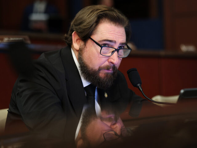 U.S. Rep. Eli Crane (R-AZ) speaks during a House Oversight and Government Reform Committee