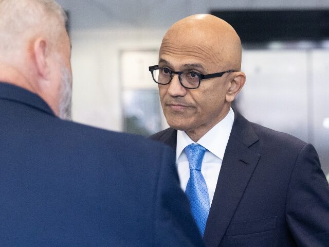 Satya Nadella in court